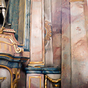 Restauration Marmorieren in verschiedenen Farben